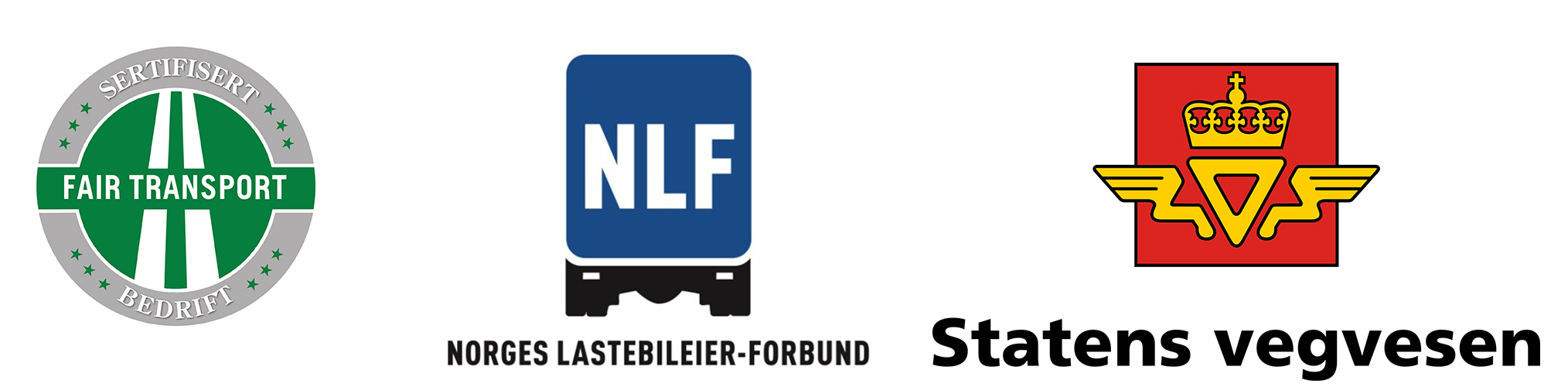 logoer for fair transport, nlf og statens vegvesen